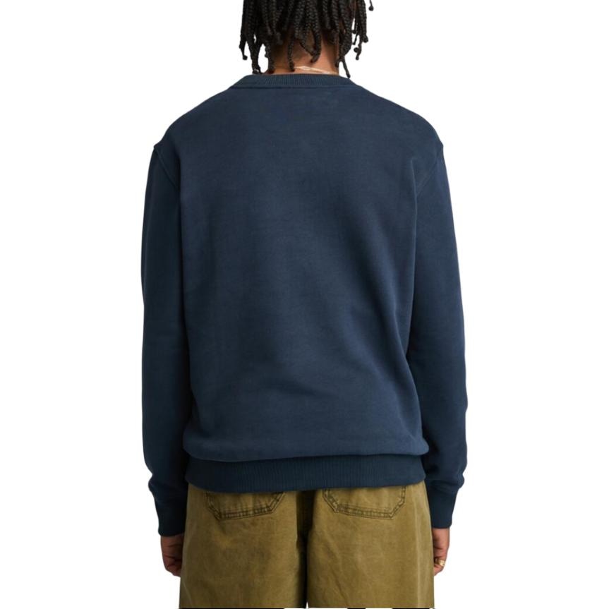 Timberland Letter Drop Shoulder Crewneck Sweatshirt Navy — фото 4