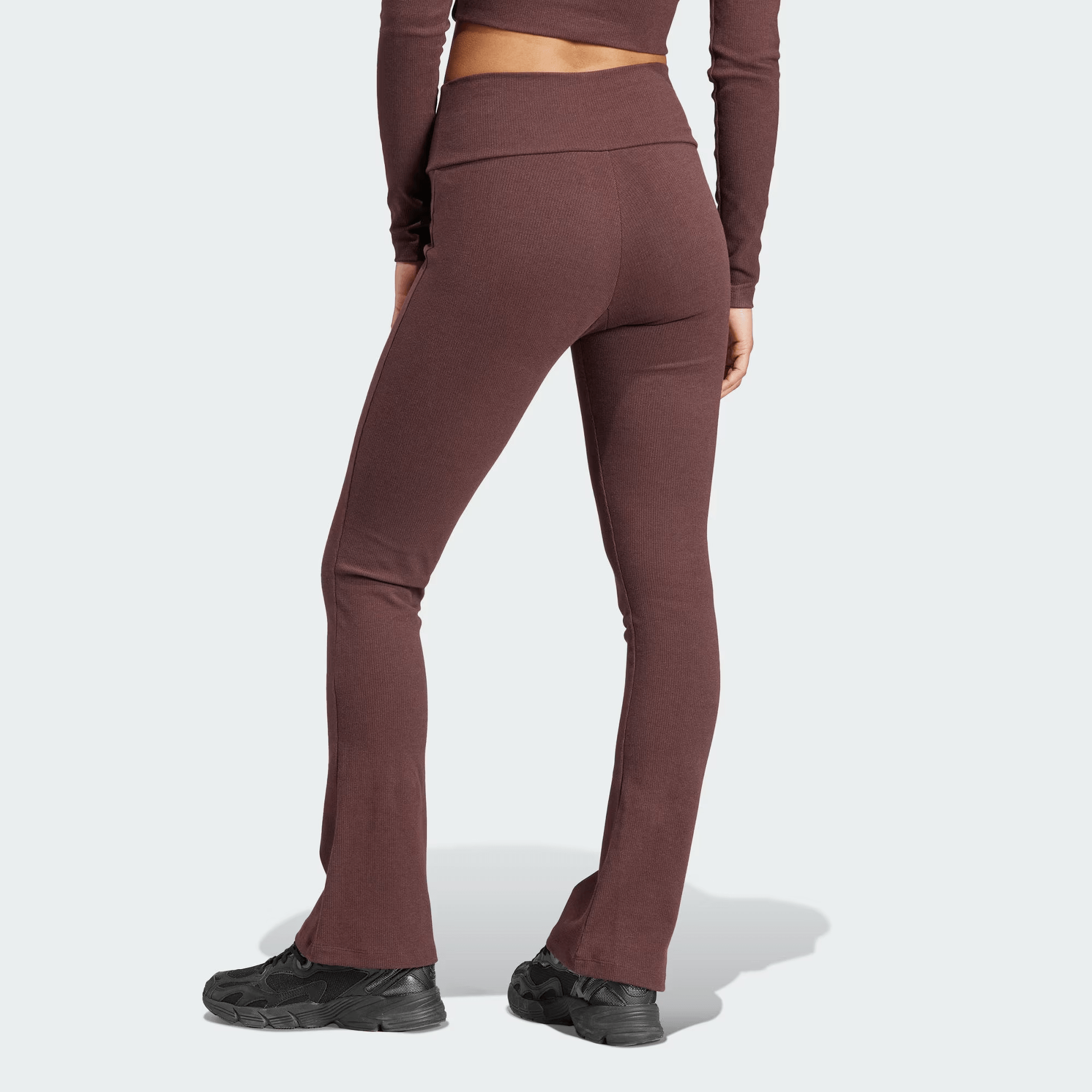 Adidas originals Essentials Rib Flared Pants Logo — фото 2