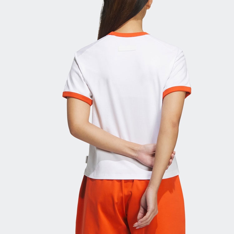 Adidas Verbiage Tee White Old Red — фото 2