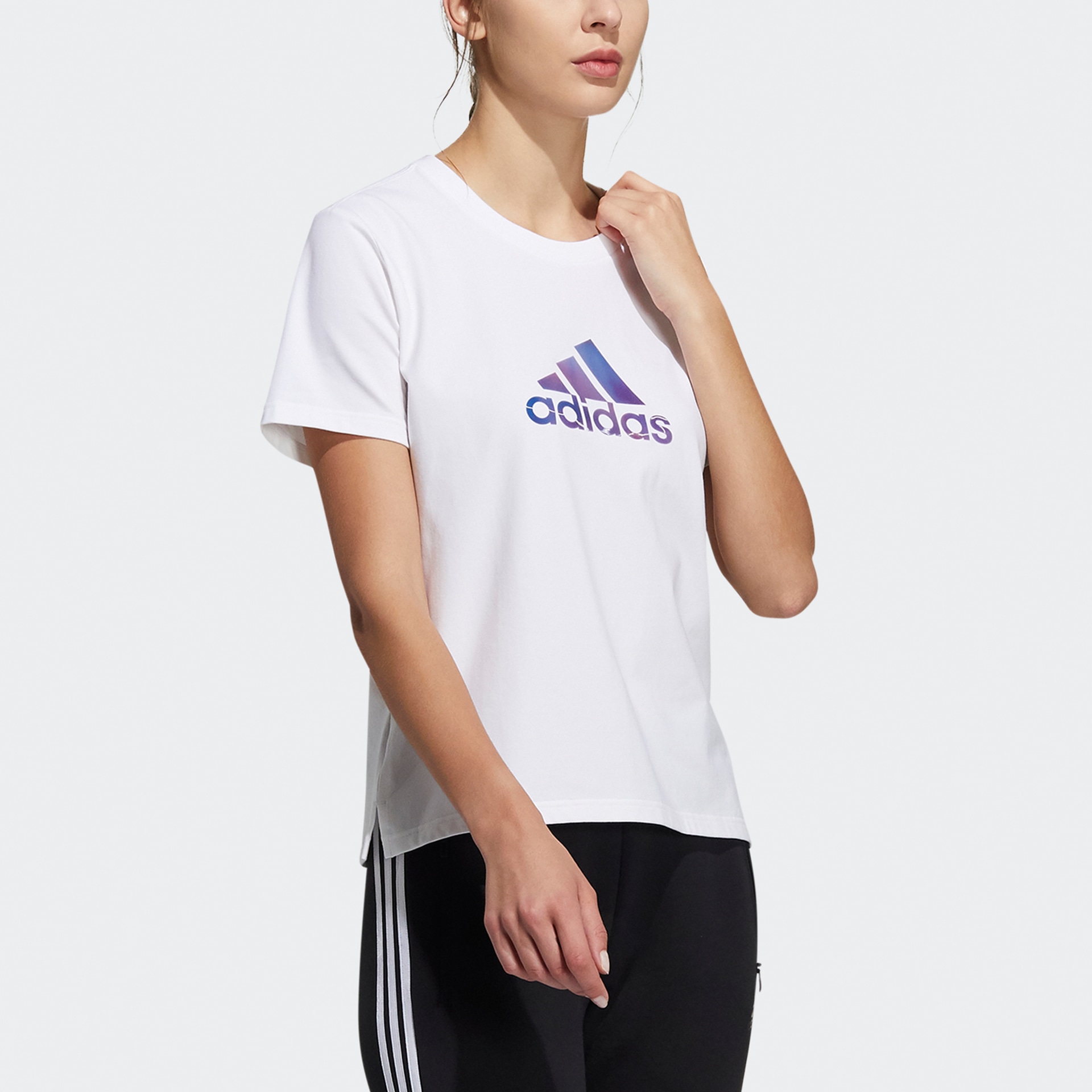 Adidas Fi W Shiny Bos LogoT — фото 3