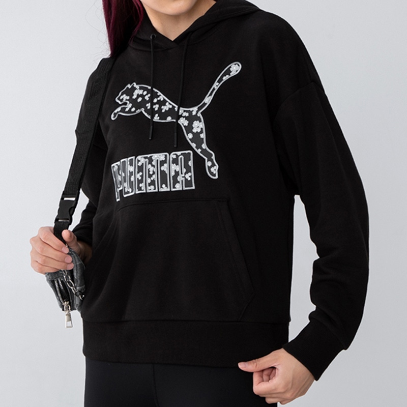 Puma Floral Graphic Hoodie Logo — фото 4