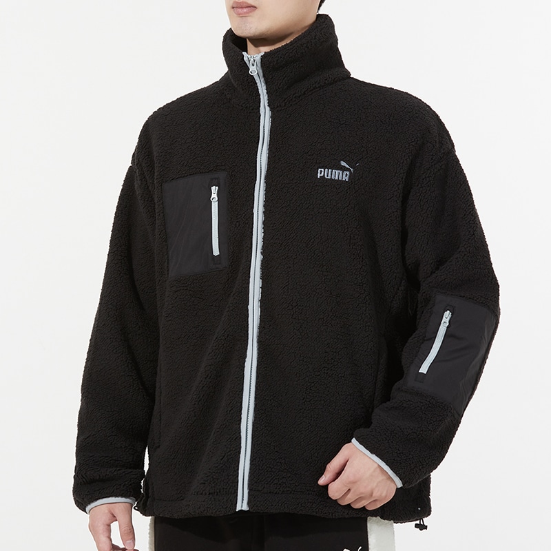 Puma Sherpa Bonded Jacket Black — фото 4