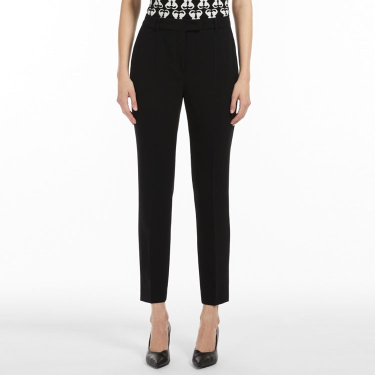 MaxMara Jerta High Waist Tapered Pants Black — фото 3