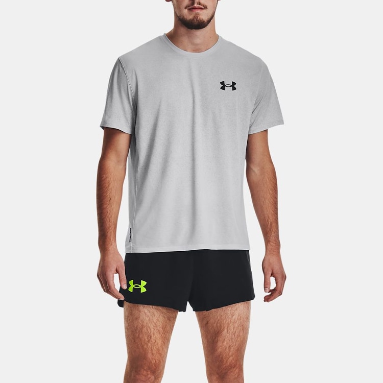 Under Armour UA Rush Crewneck T-Shirt Modern Grey — фото 2