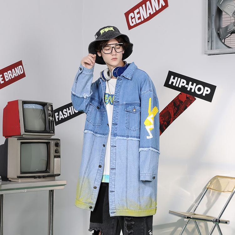 Genanx Lightning Denim Trench Coat — фото 4
