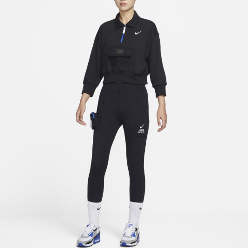 Nike City Utility Half-Zip Black — фото 2
