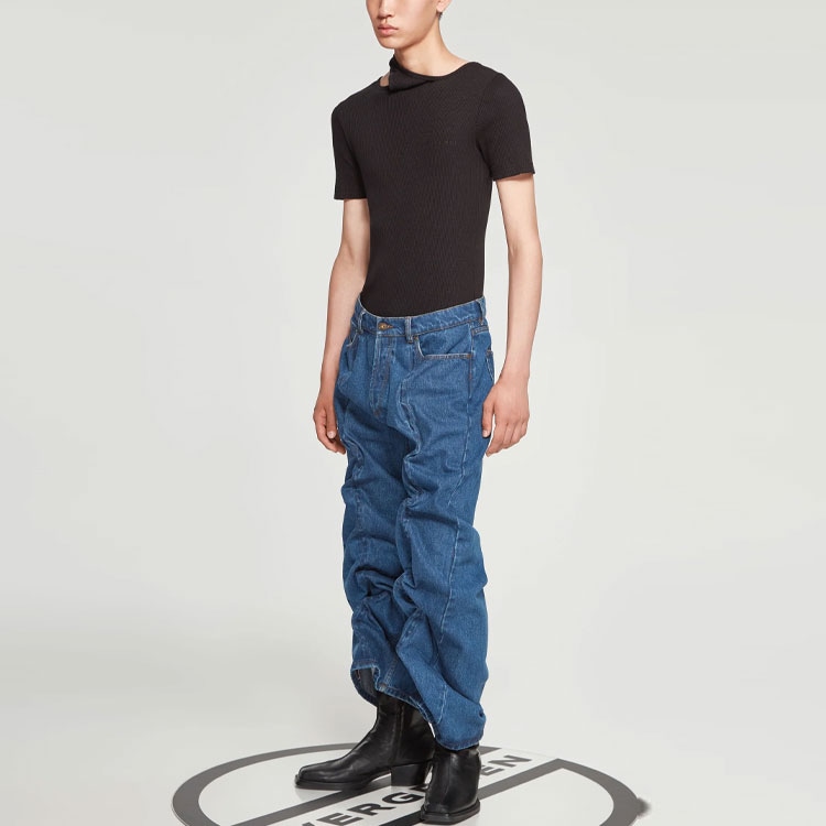 Y/Project SS23 Classic Wire Jeans Blue — фото 6