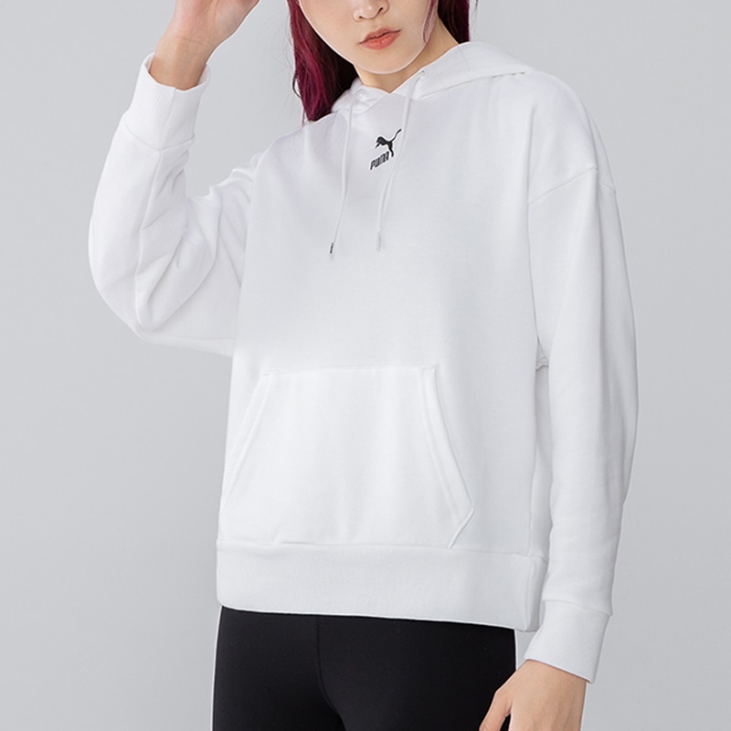 Puma Classics Graphics Hoodie White — фото 4