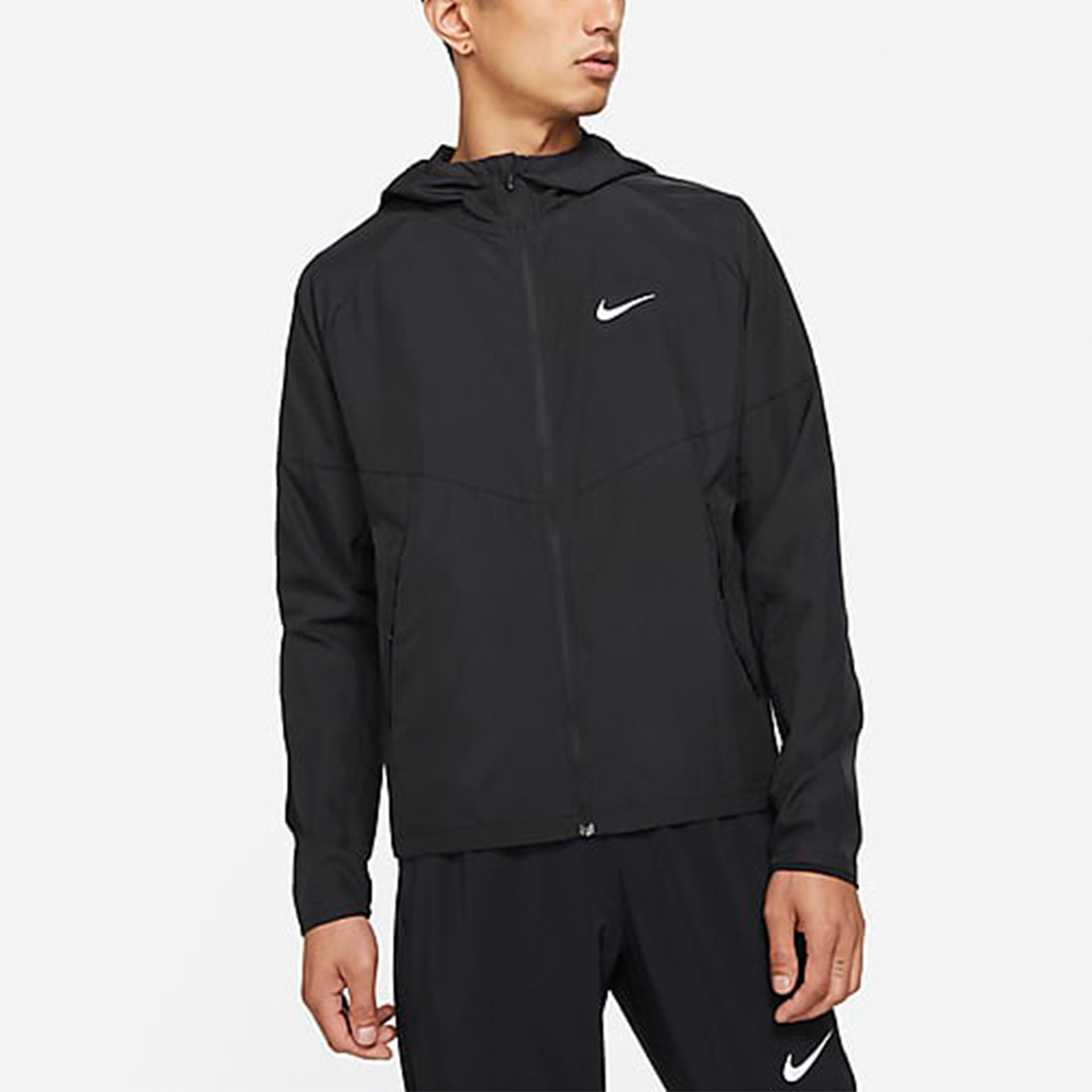 Nike Miler Jacket Black — фото 3