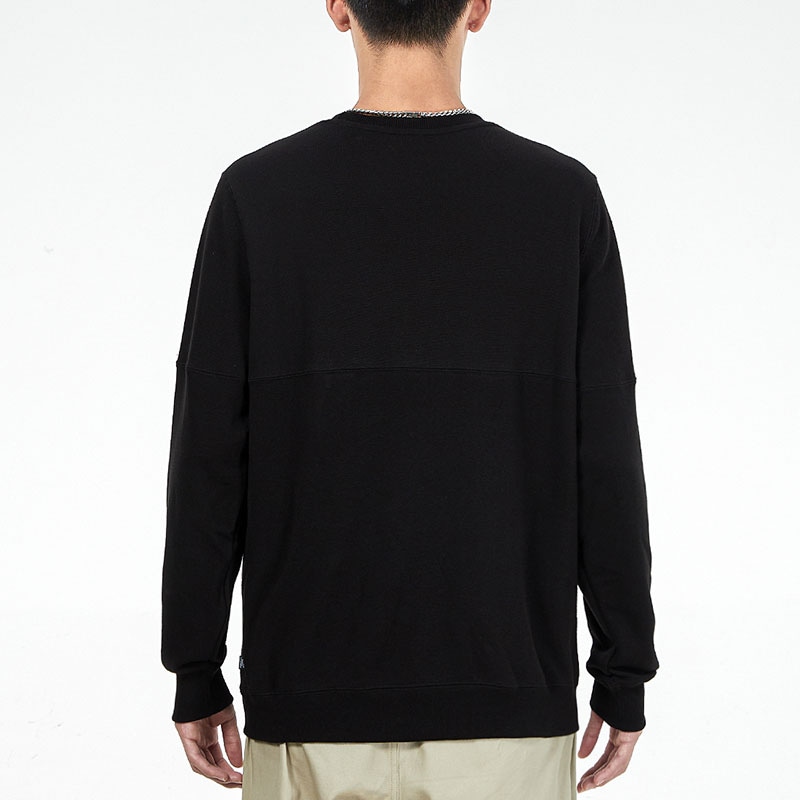 Puma Logo Crewneck Sweatshirt Black — фото 3