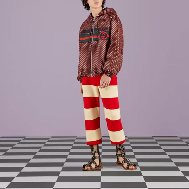 Gucci SS23 Logo Print Hooded Jacket — фото 8