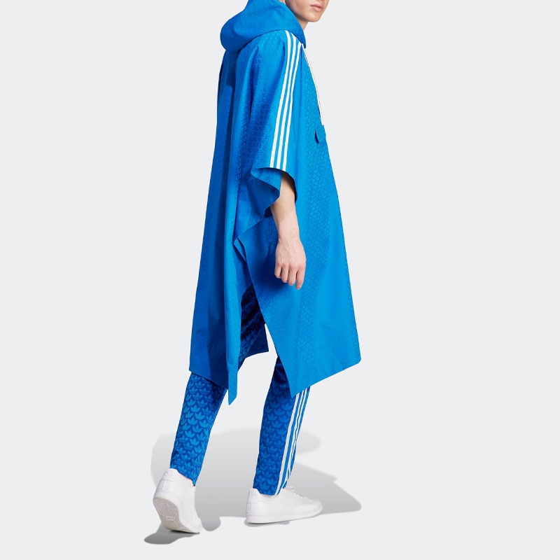 Adidas Originals Adicolor 70s Monogram Poncho Bright Blue — фото 3