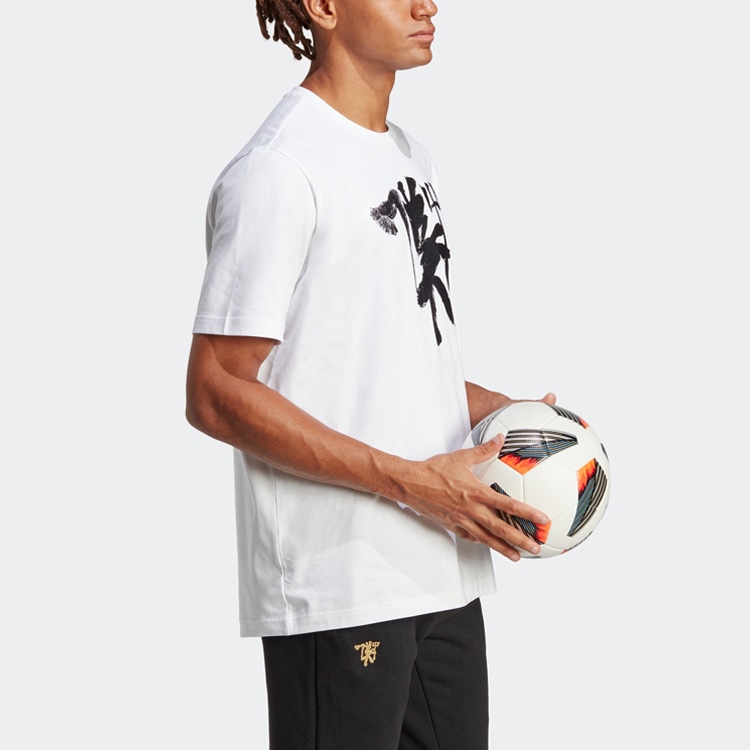Adidas Manchester United Tee White — фото 4