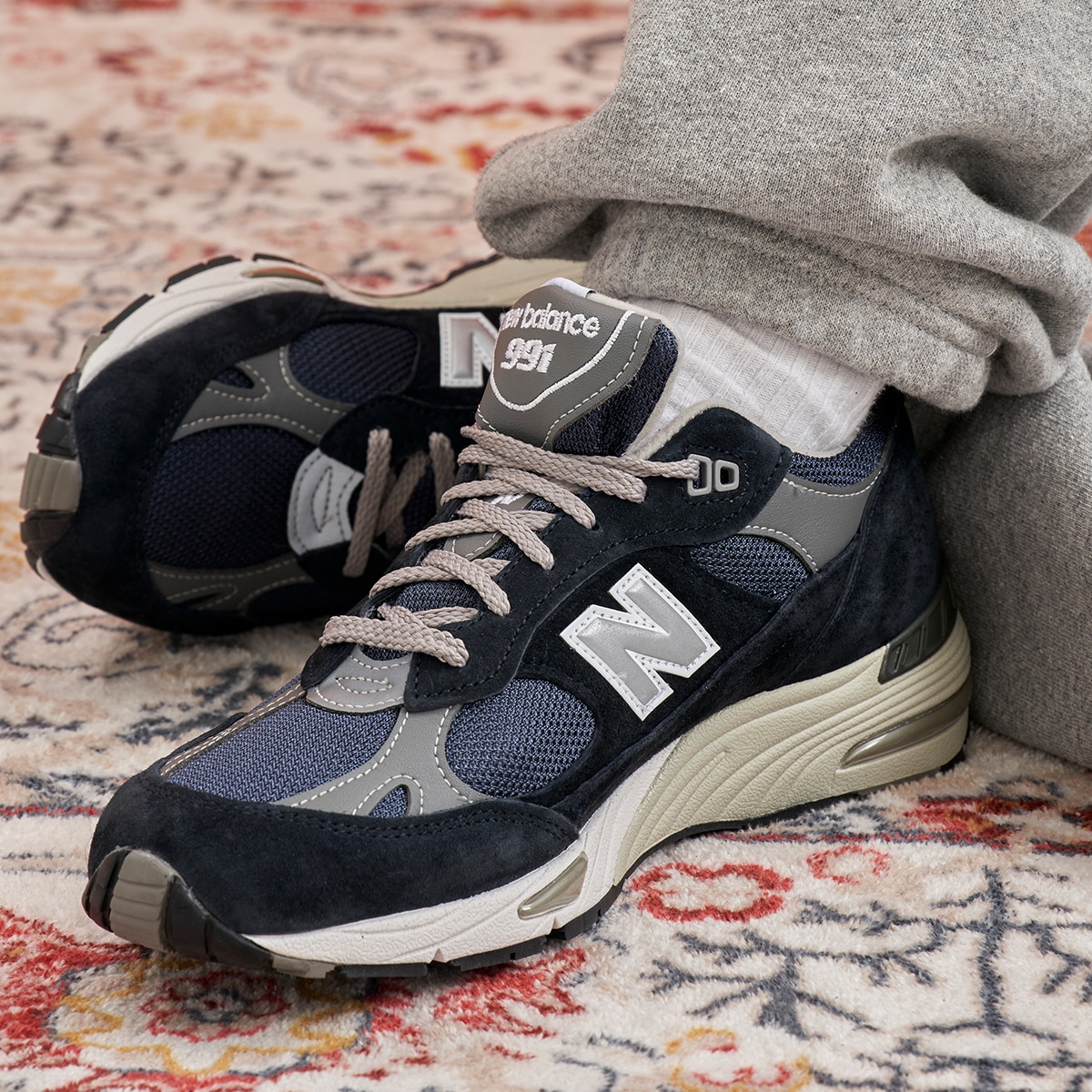 New Balance 991 Navy — фото 5