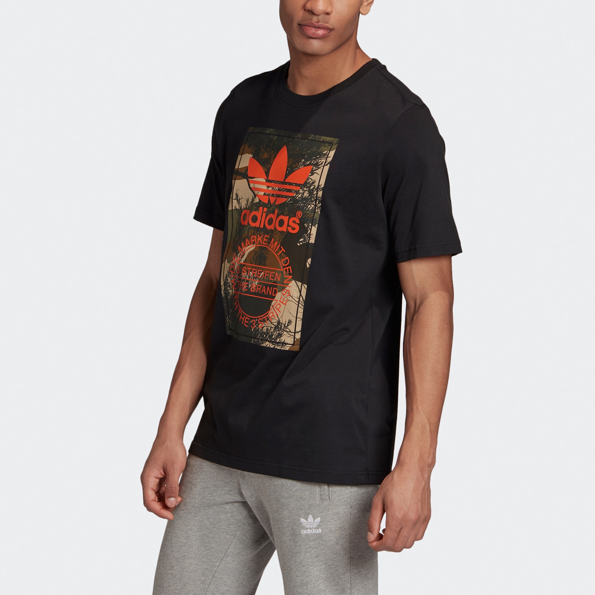 Adidas originals Camo Tongue Tee LogoT — фото 4