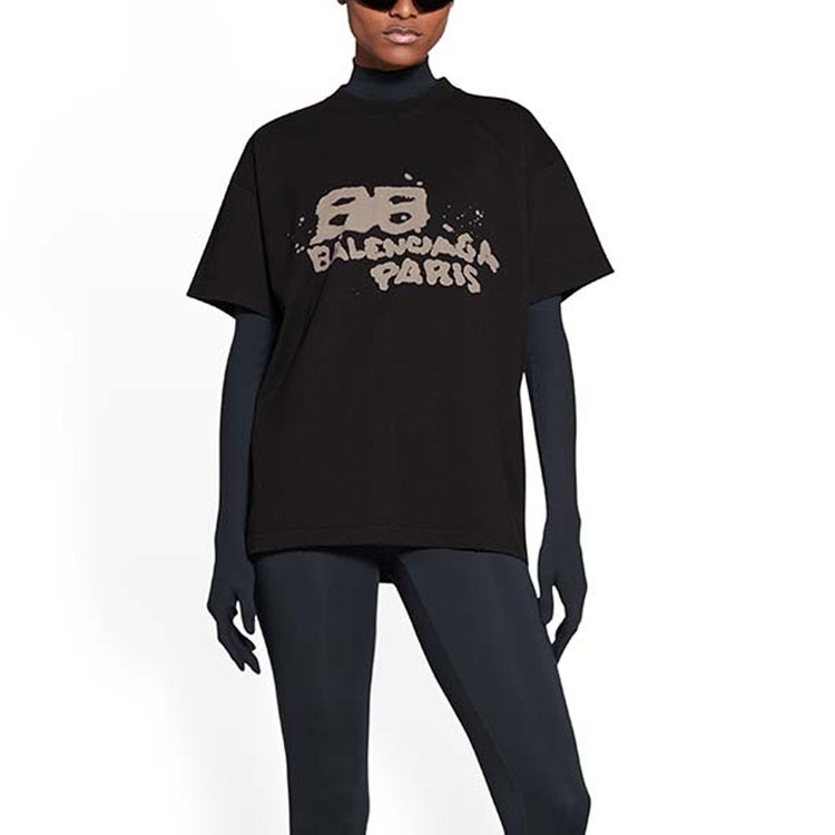 Balenciaga SS23 Hand Drawn Bb Icon LogoT — фото 6