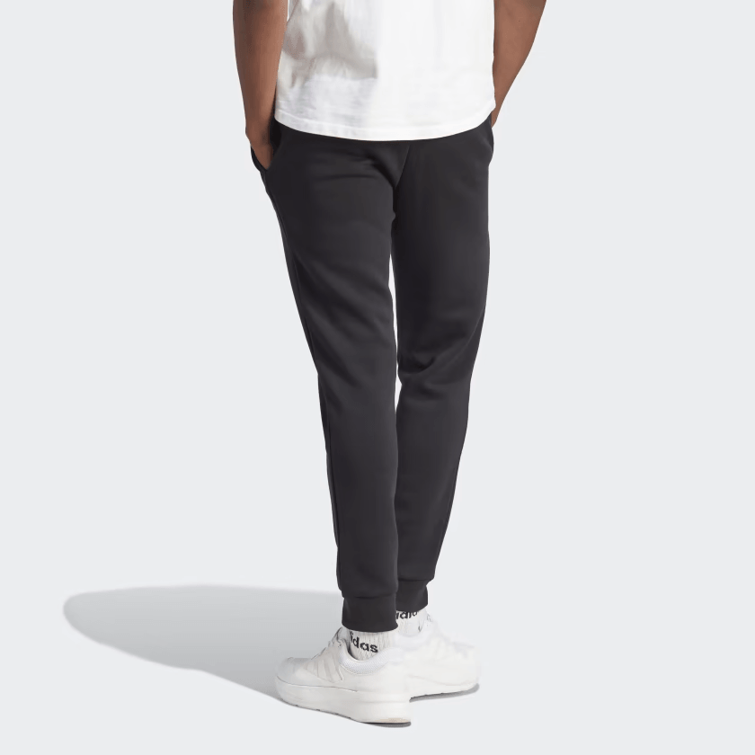 Adidas Essentials Fleece Tapered Cuffed Pants Logo — фото 3