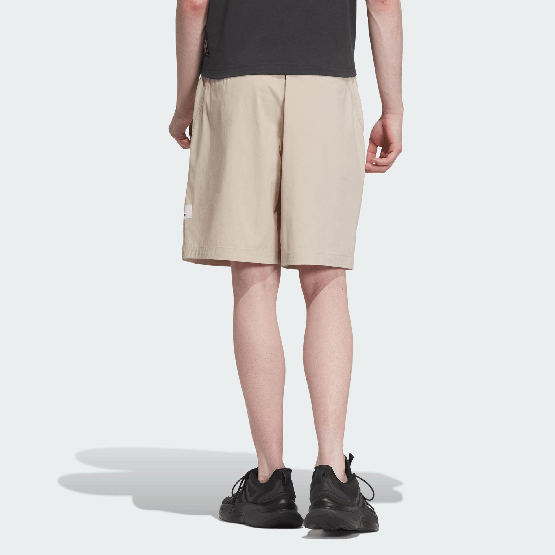 Adidas Sportswear Lounge 1/2 Shorts Beige — фото 2