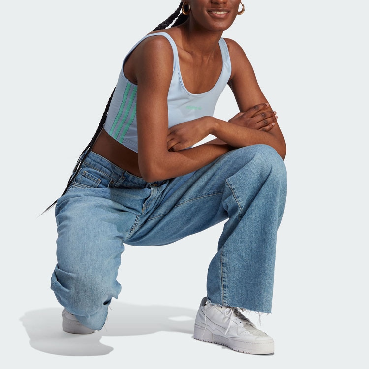 adidas originals Crop Tank Top Logo — фото 3