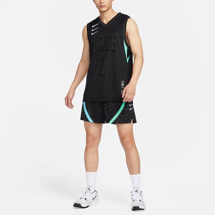 Nike Basketball Logo Sleeveless Tee Black — фото 2