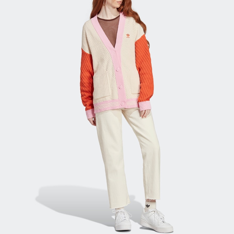Adidas originals SS23 adicolor 70s Knitted Cardigan — фото 3