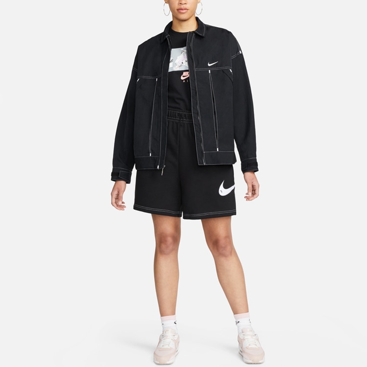 Nike Sportswear Swoosh Black Shorts — фото 2