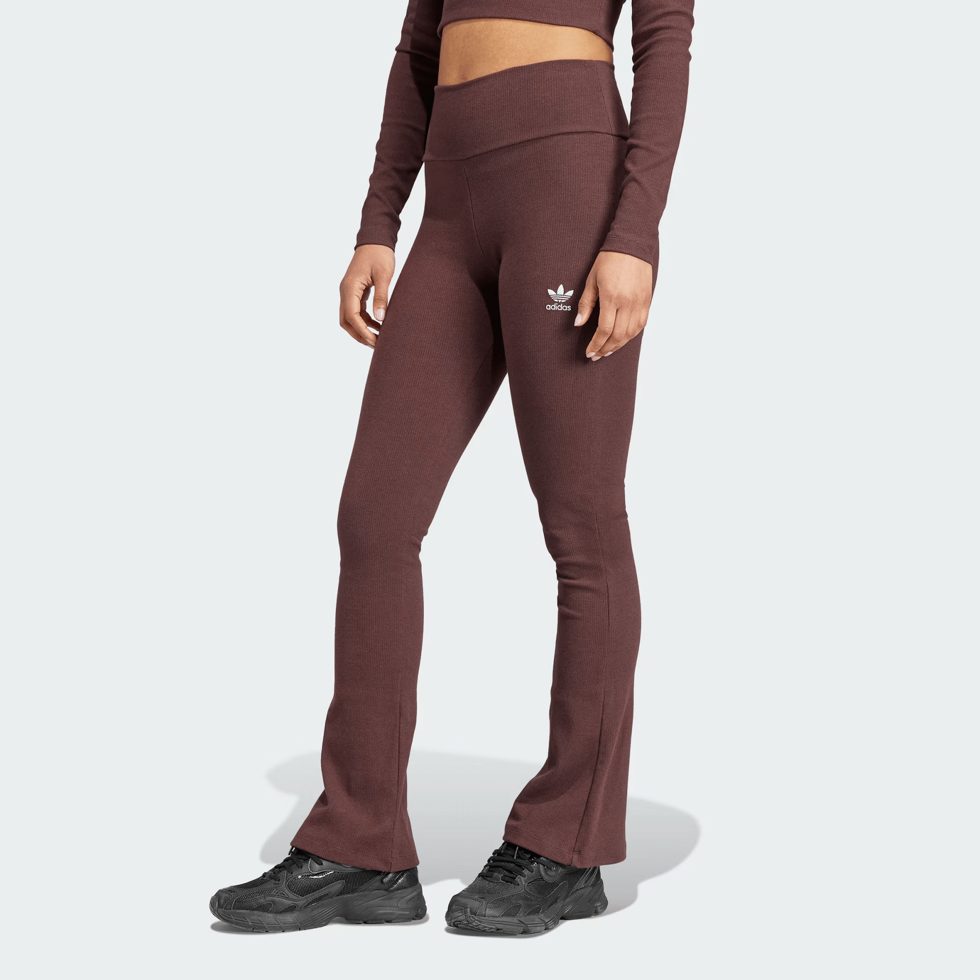 Adidas originals Essentials Rib Flared Pants Logo — фото 1