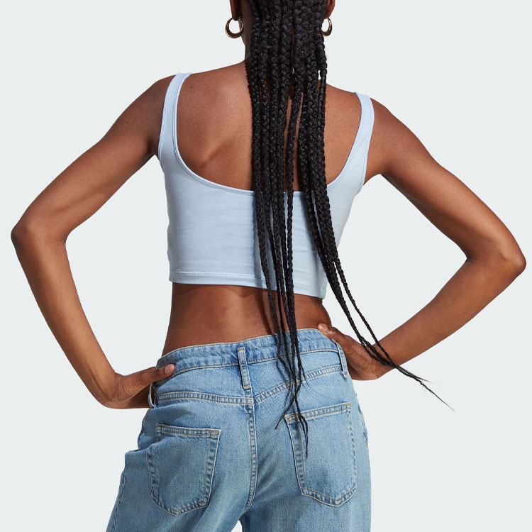 adidas originals Crop Tank Top Logo — фото 2