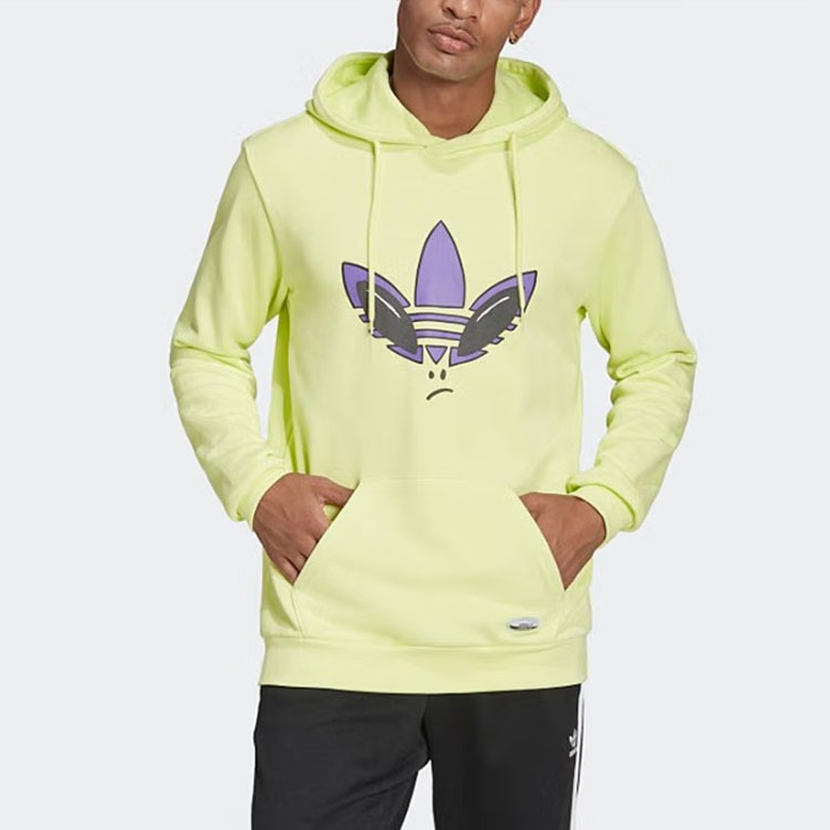 Adidas Originals Trefoil Hoodie Yellow — фото 1