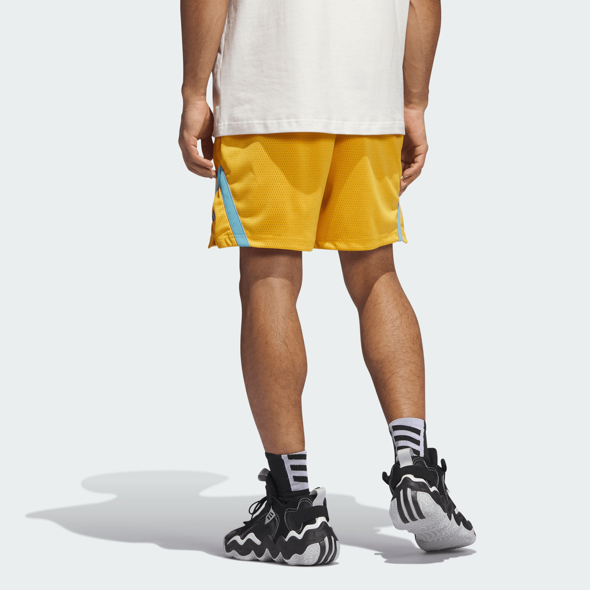 Adidas Select Shorts Yellow — фото 2