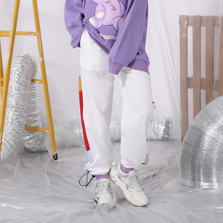 Xxgogo Retro Colorblock Jogger Pants White — фото 2