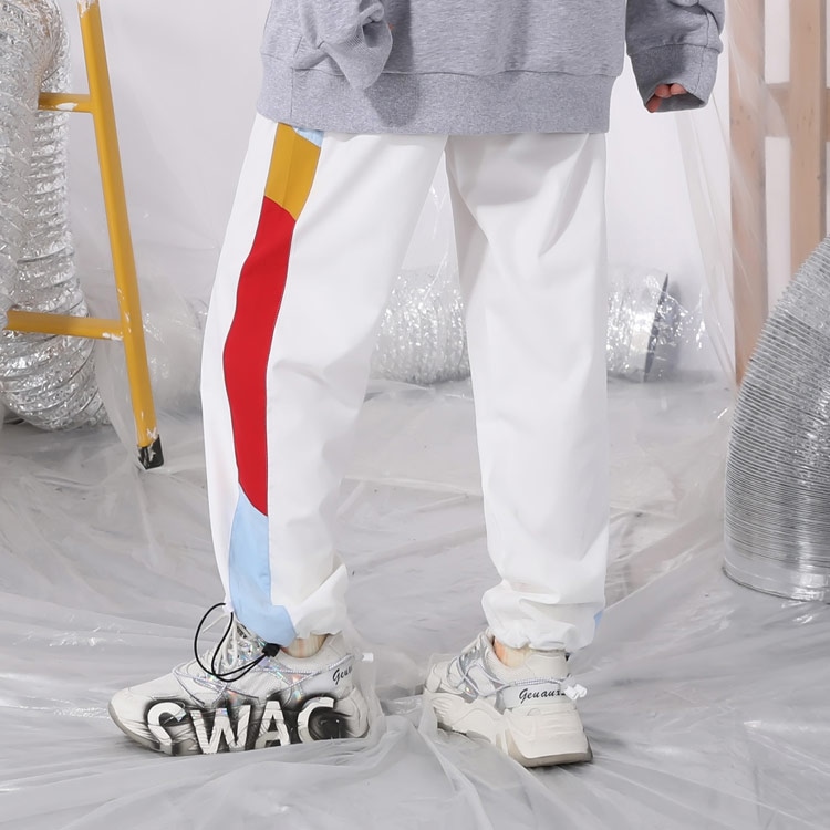 Xxgogo Retro Colorblock Jogger Pants White — фото 3