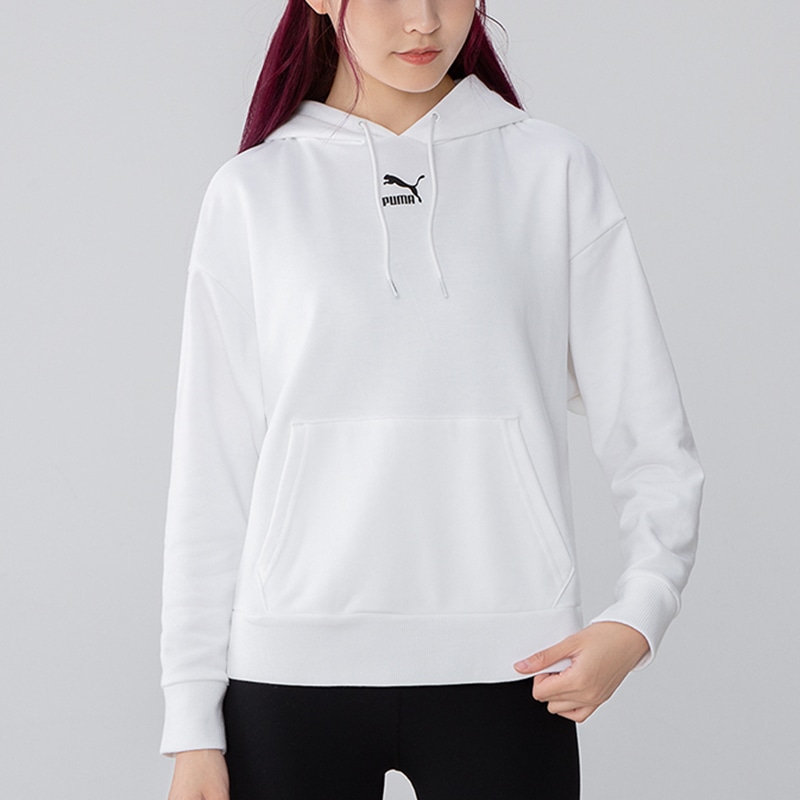 Puma Classics Graphics Hoodie White — фото 2