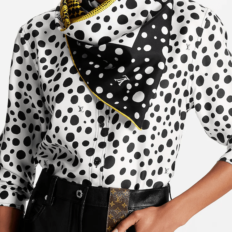 Louis Vuitton LV x YK Infinity Dots Scarf — фото 3