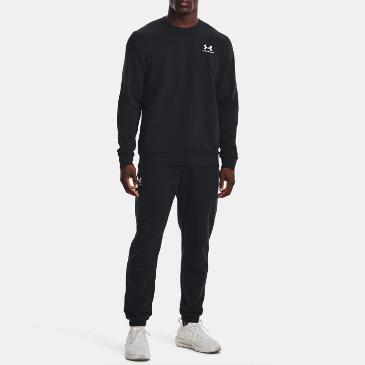 Under Armour Logo Crewneck Sweatshirt Black — фото 4