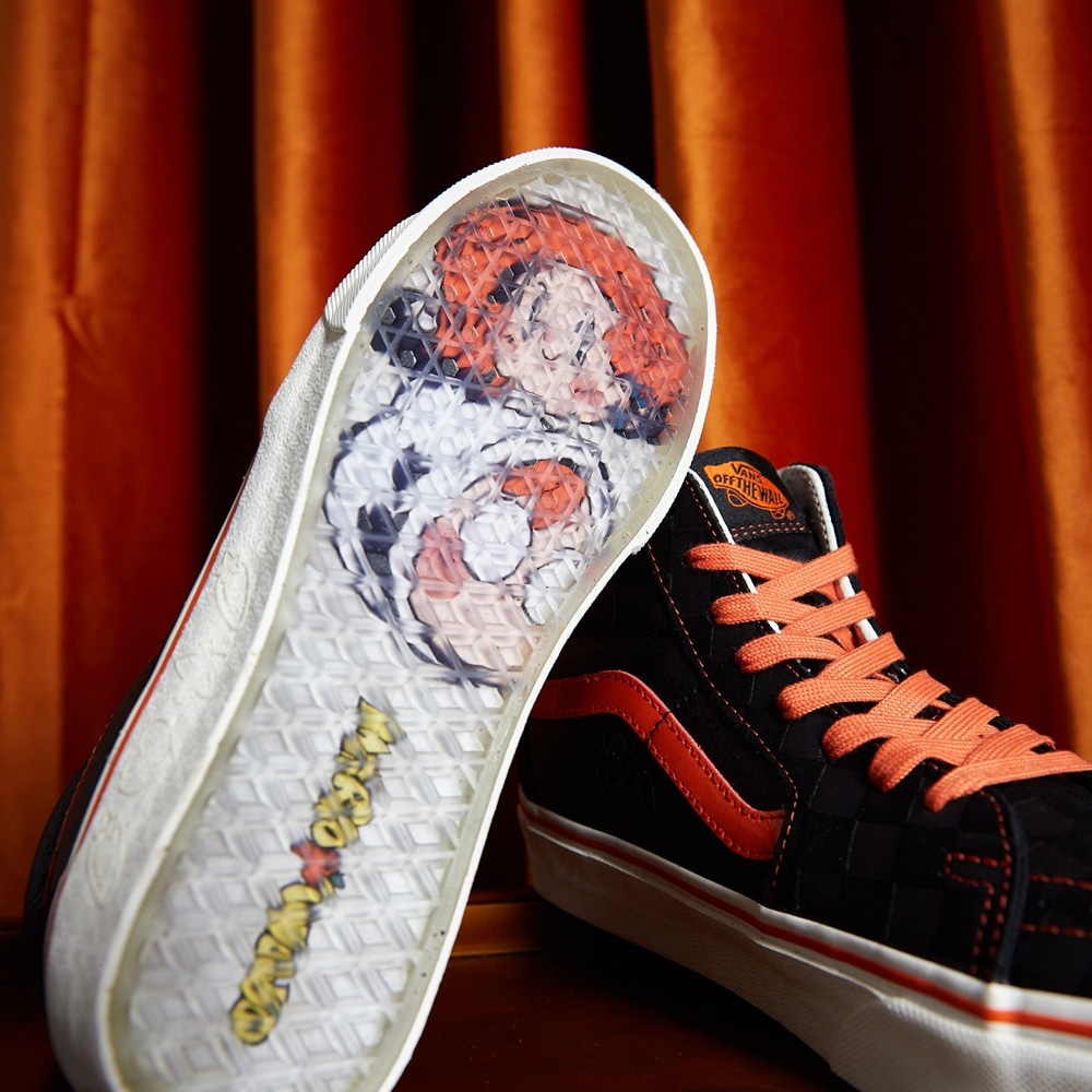 Vans Miro&Wujo x Vans SK8 High Black Orange — фото 7
