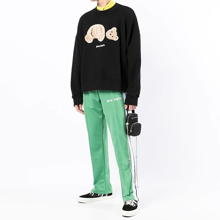 Palm Angels Bear Print Sweatshirt Black — фото 4