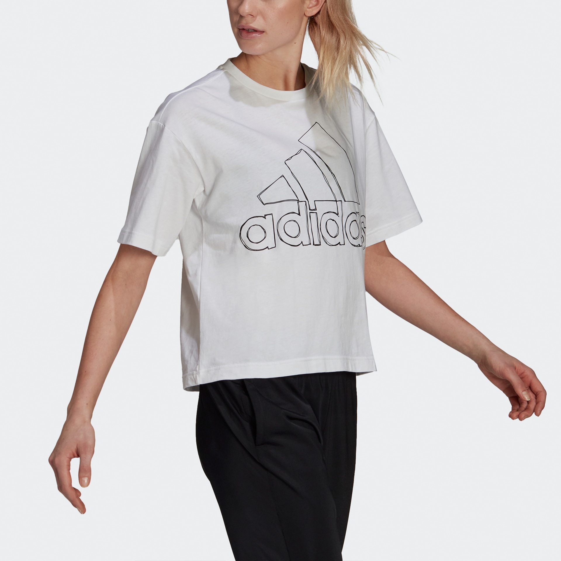 Adidas W Big Logo T — фото 4
