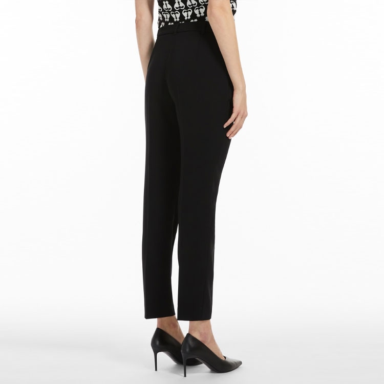 MaxMara Jerta High Waist Tapered Pants Black — фото 5