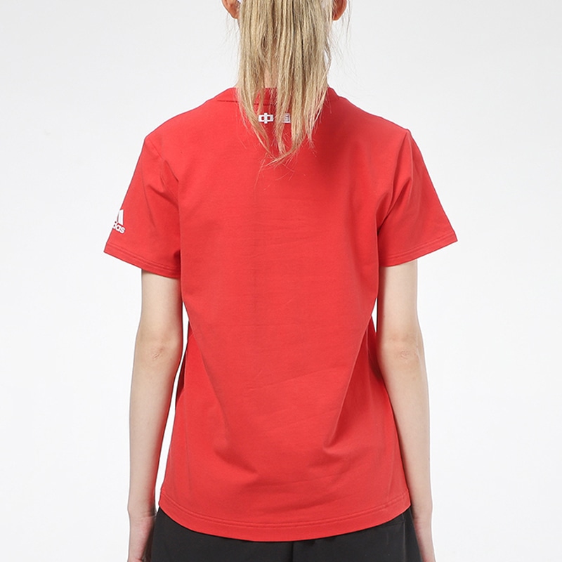 Adidas China Tee W Red — фото 4