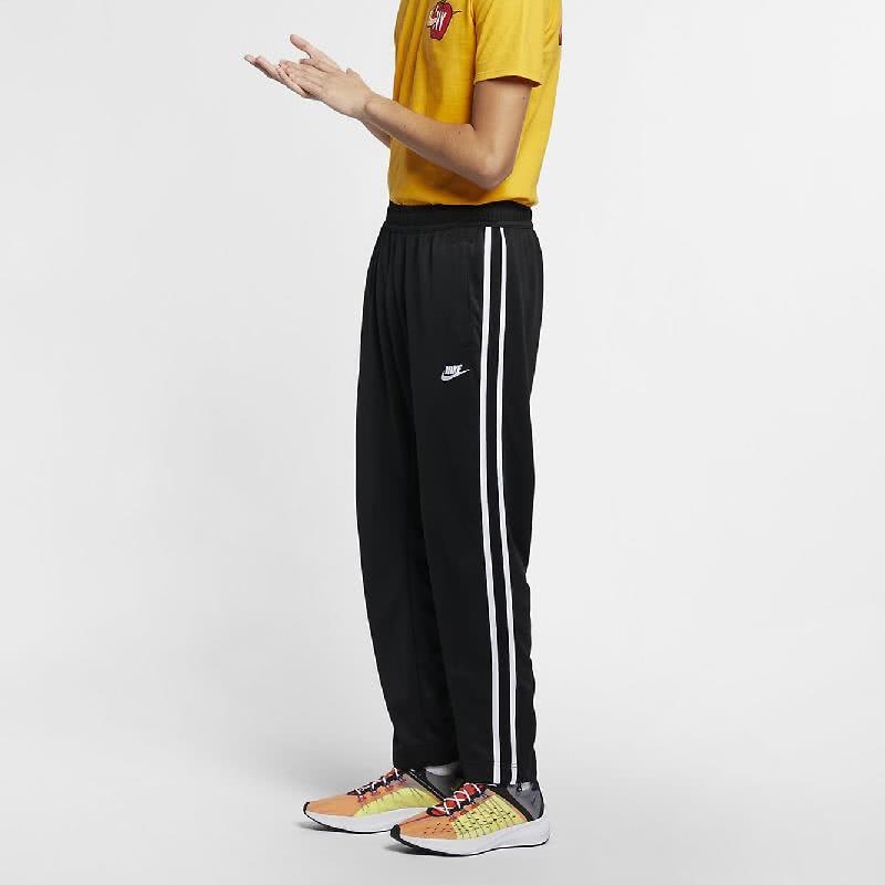 Nike Track Pants Zipper Side Stripe Black — фото 2