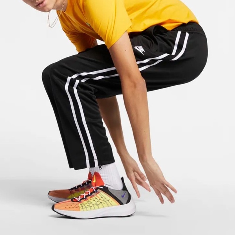 Nike Track Pants Zipper Side Stripe Black — фото 5