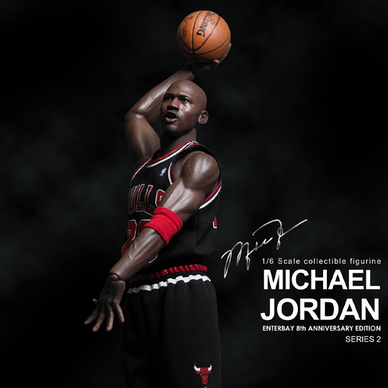 Enterbay Michael Jordan 23 Black Limited Edition — фото 1