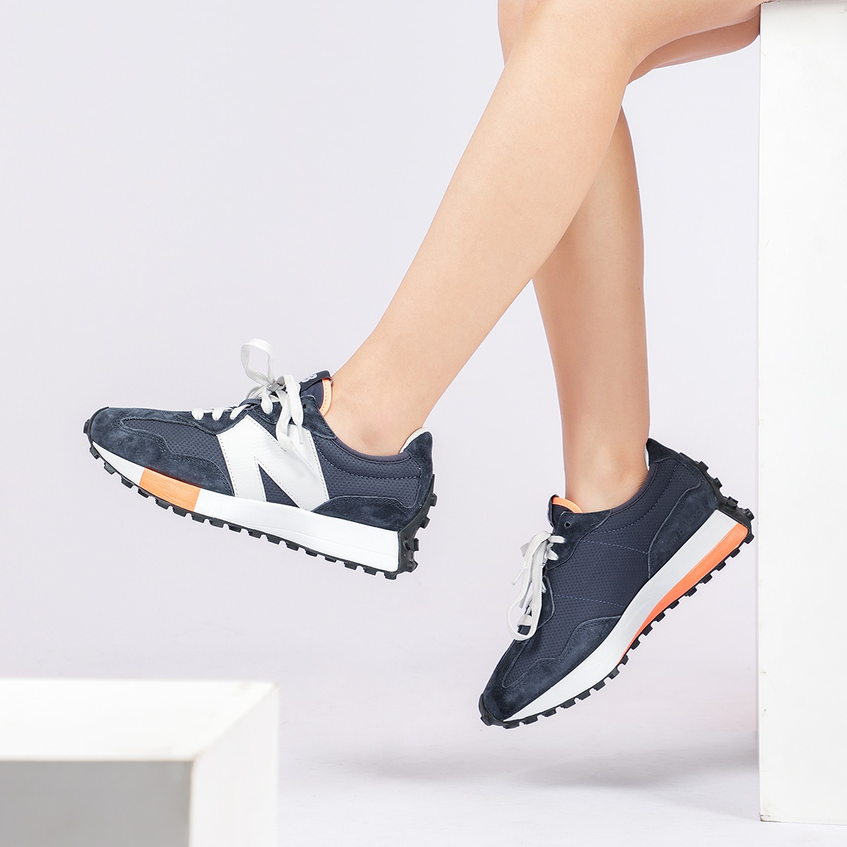 New Balance 327 Grey Blue — фото 6