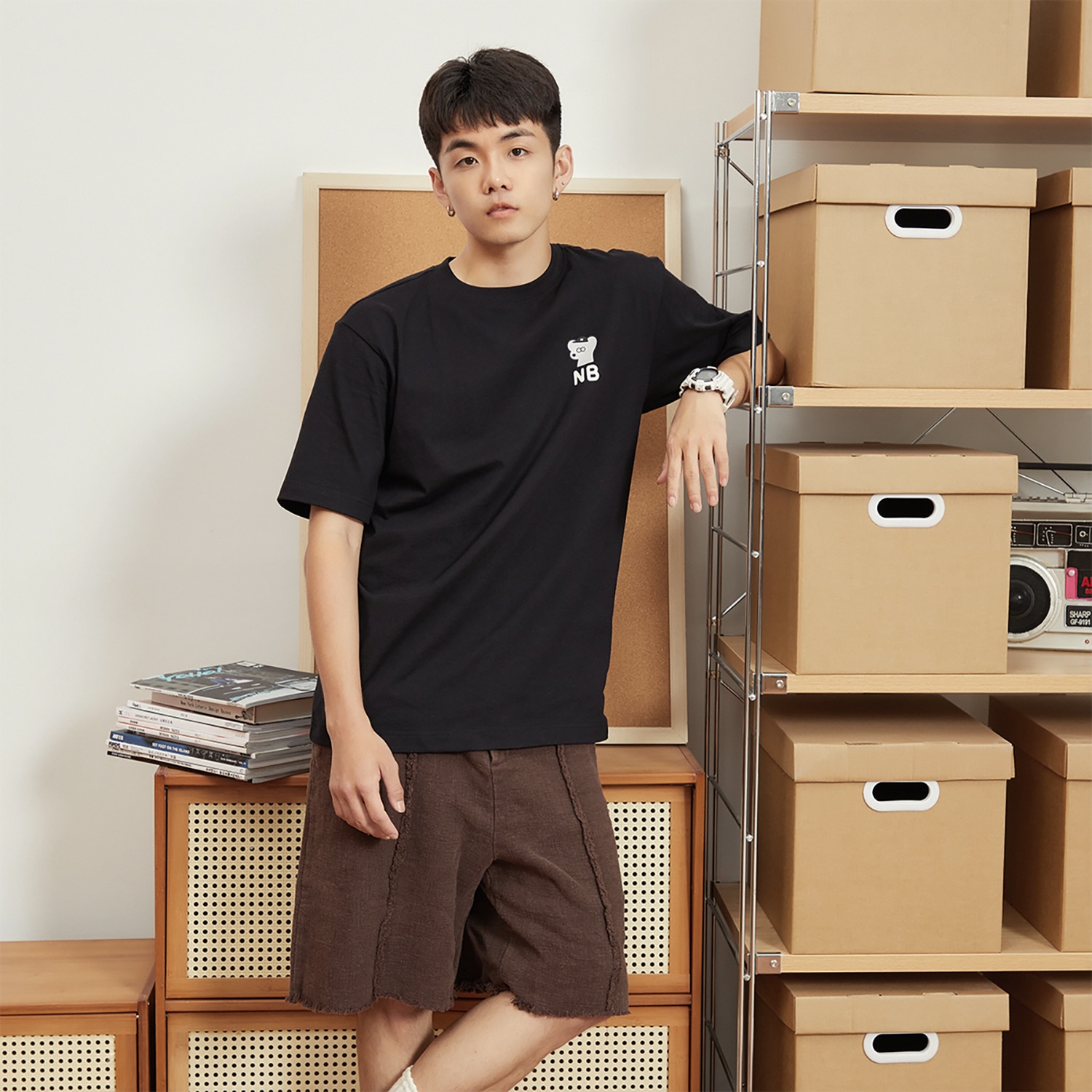 New Balance x SEIJI Andy Graphic Tee Black — фото 3
