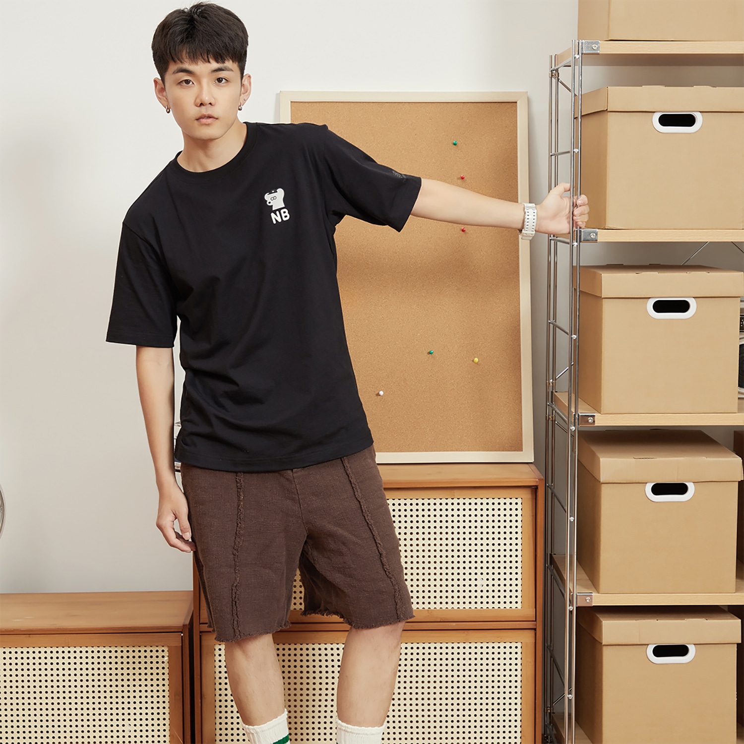 New Balance x SEIJI Andy Graphic Tee Black — фото 4