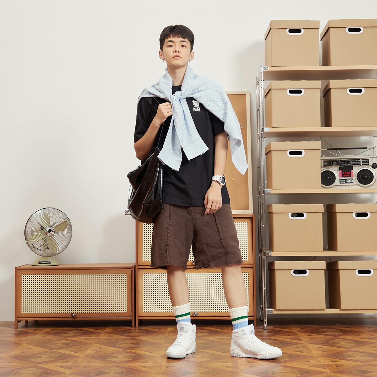 New Balance x SEIJI Andy Graphic Tee Black — фото 2