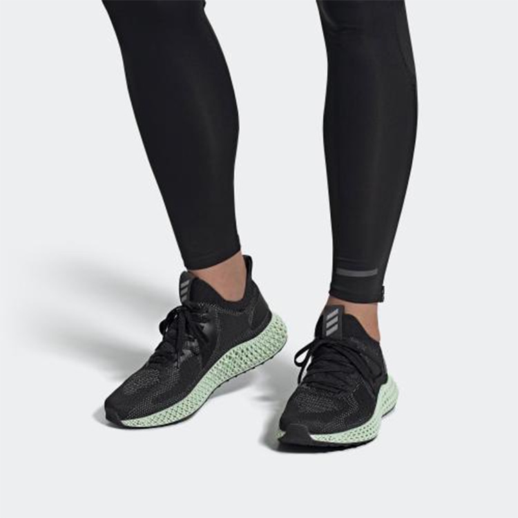 Adidas Alphaedge 4D Black Green — фото 5