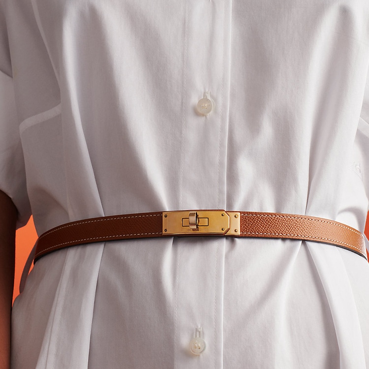 Hermes Kelly Belt Brown — фото 5