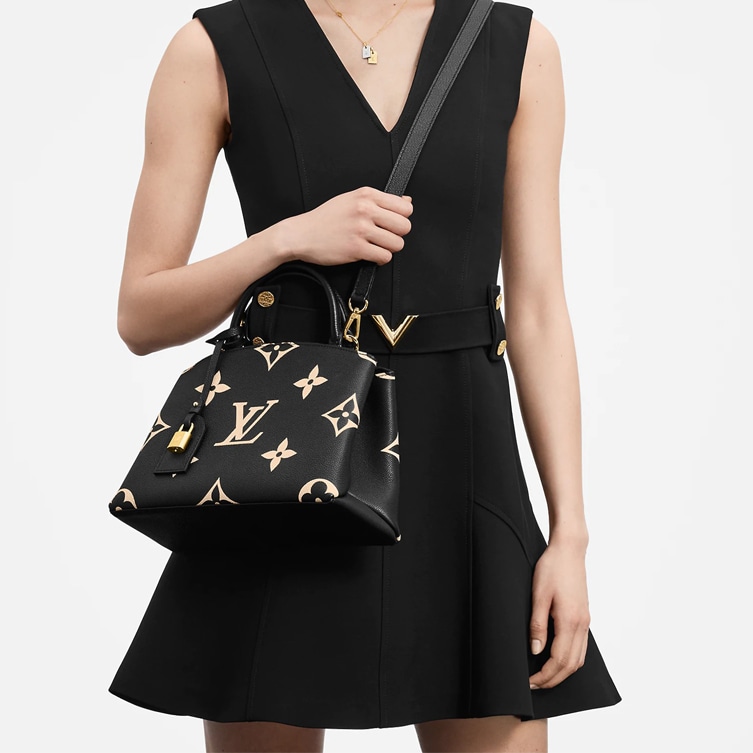 Louis Vuitton Petit Palais Black/Off-White — фото 9